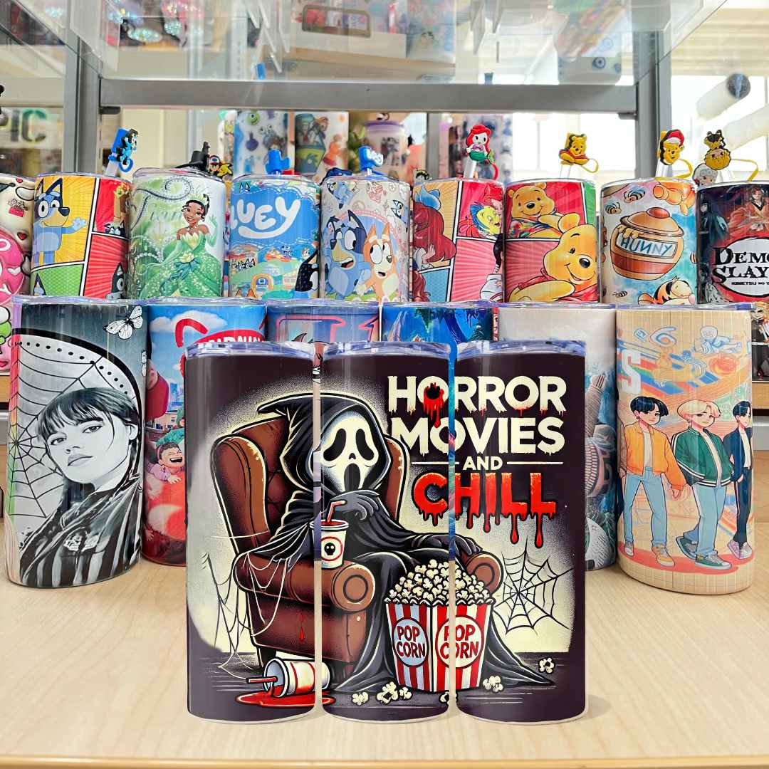 Horror Movies and Chill Tumbler
