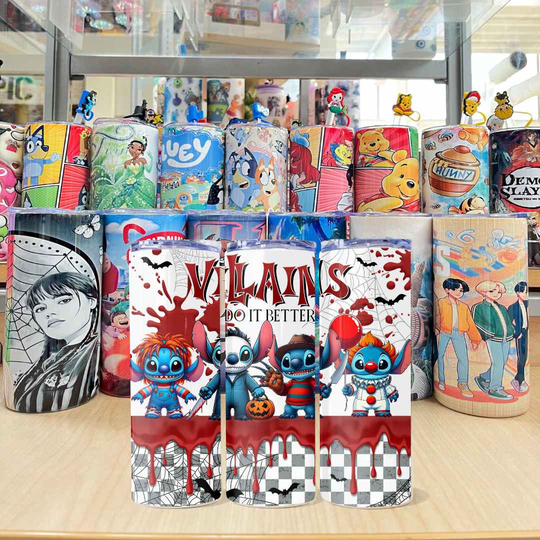 Stitch Villains Tumbler