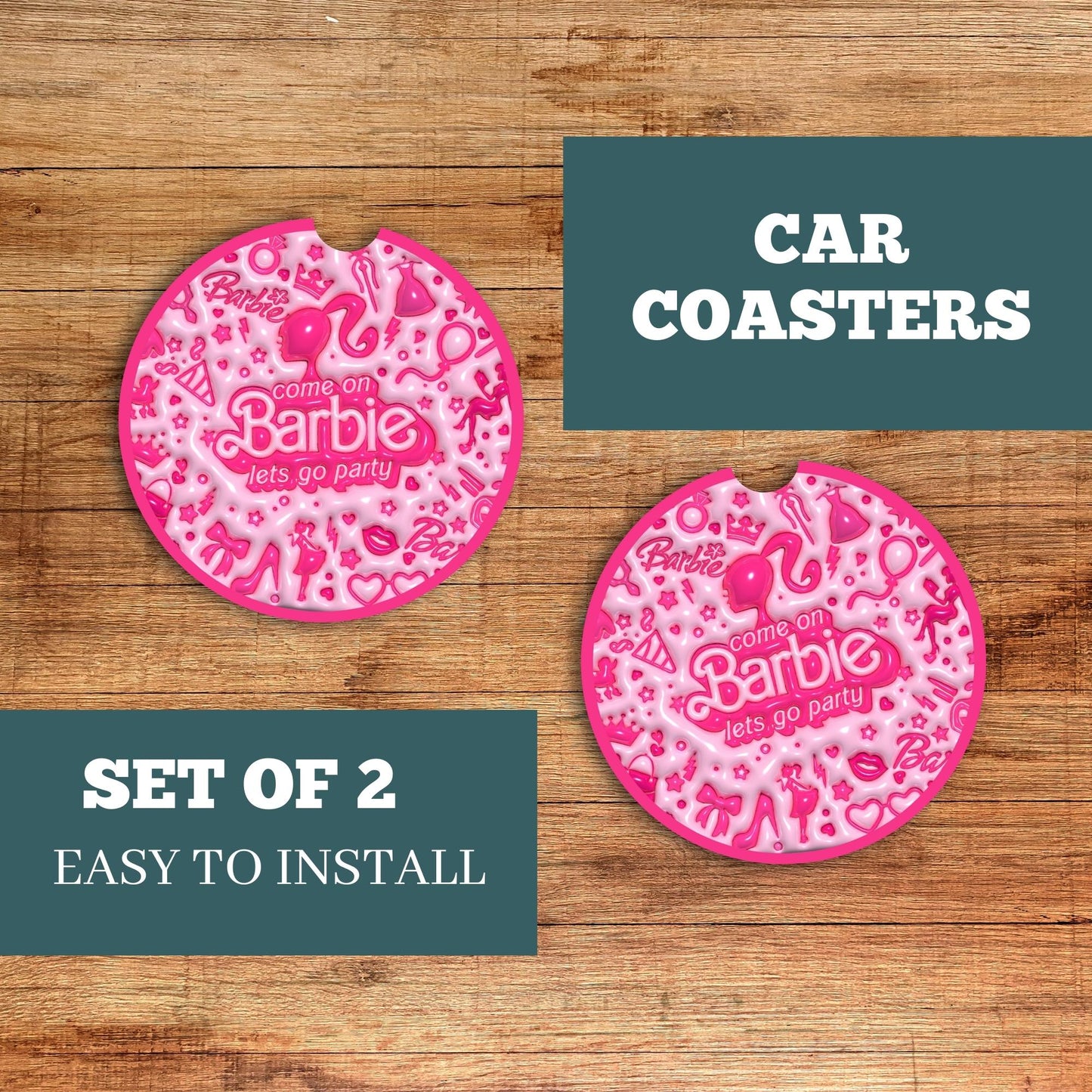 Barbie Car Coaster