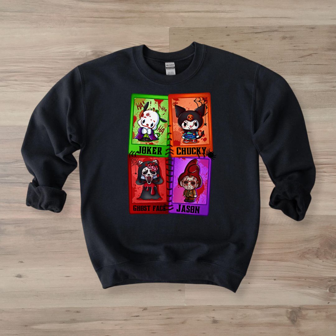 Sanrio Horror Cards Crewneck Sweatshirt