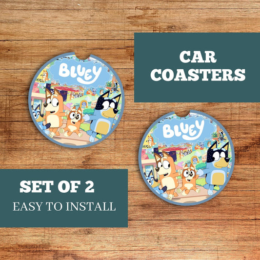 Bluey Car Coaster