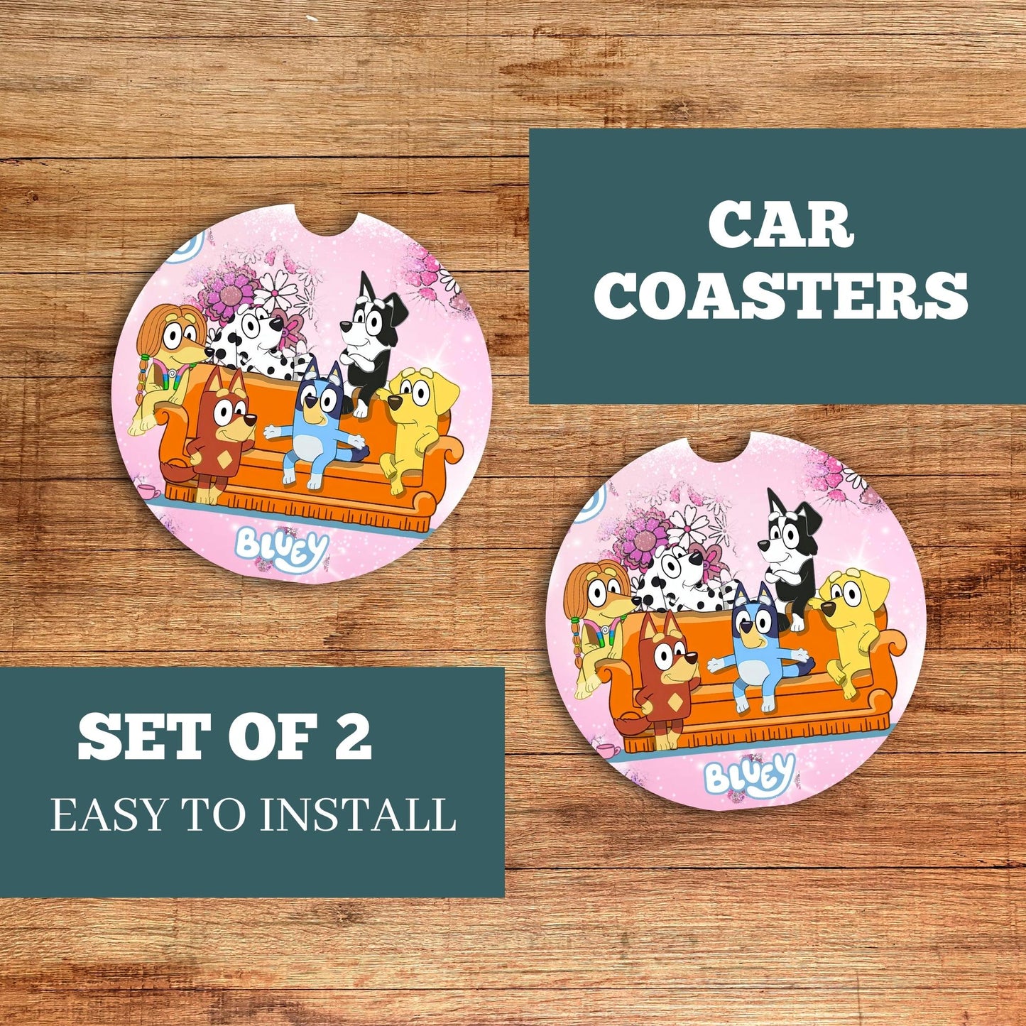 Bluey Car Coaster 4