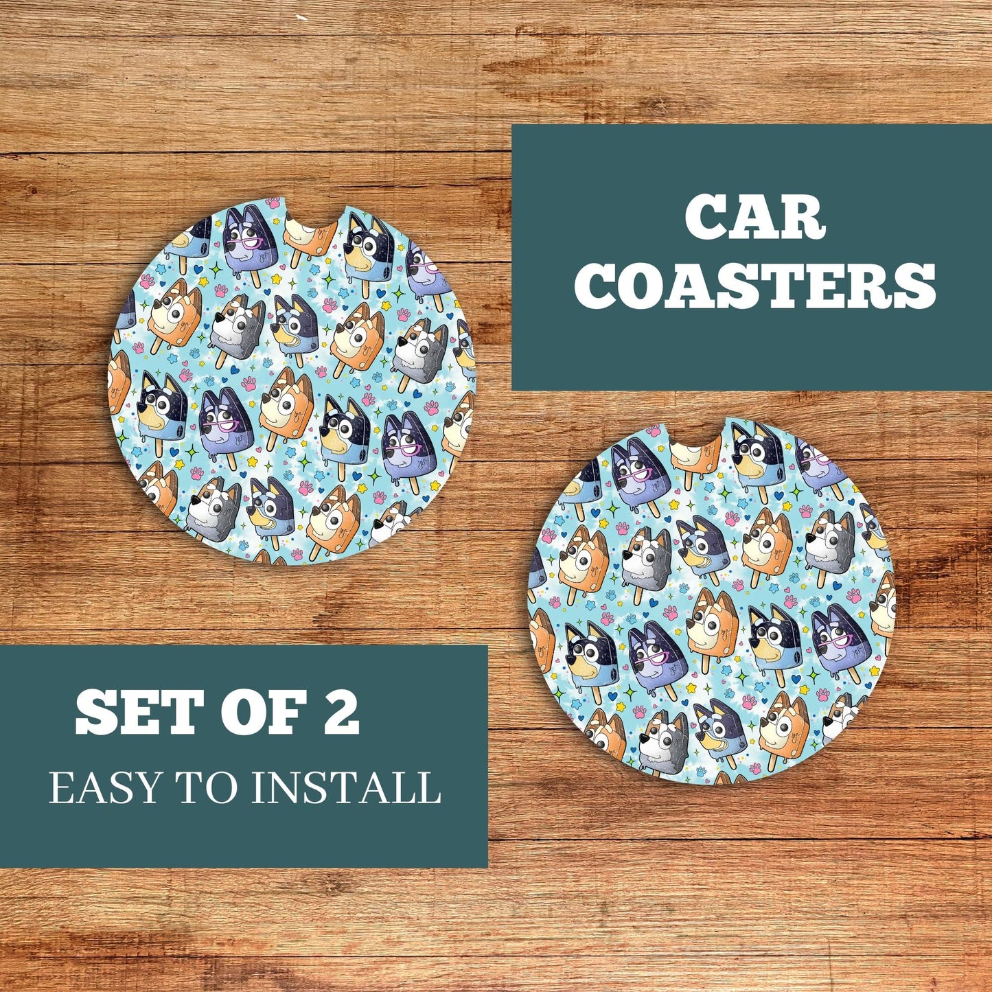 Bluey Car Coaster 8