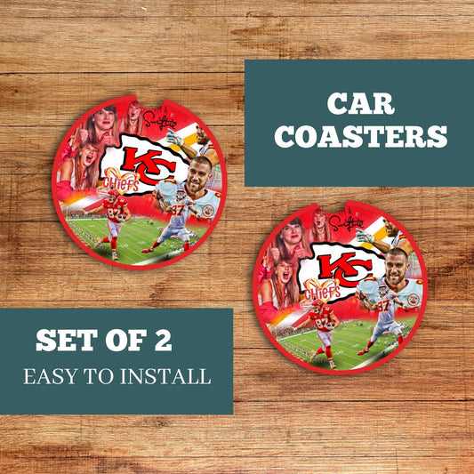 Chiefs Car Coaster