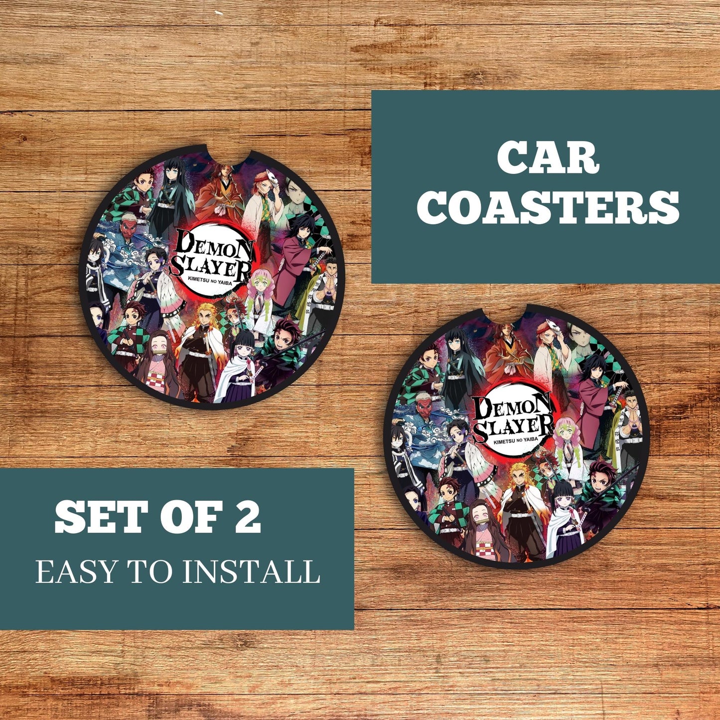 Demon Slayer Car Coaster