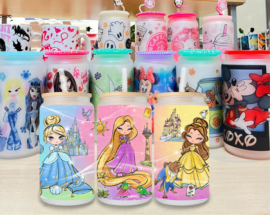 Disney Princess 1 Glass Cup