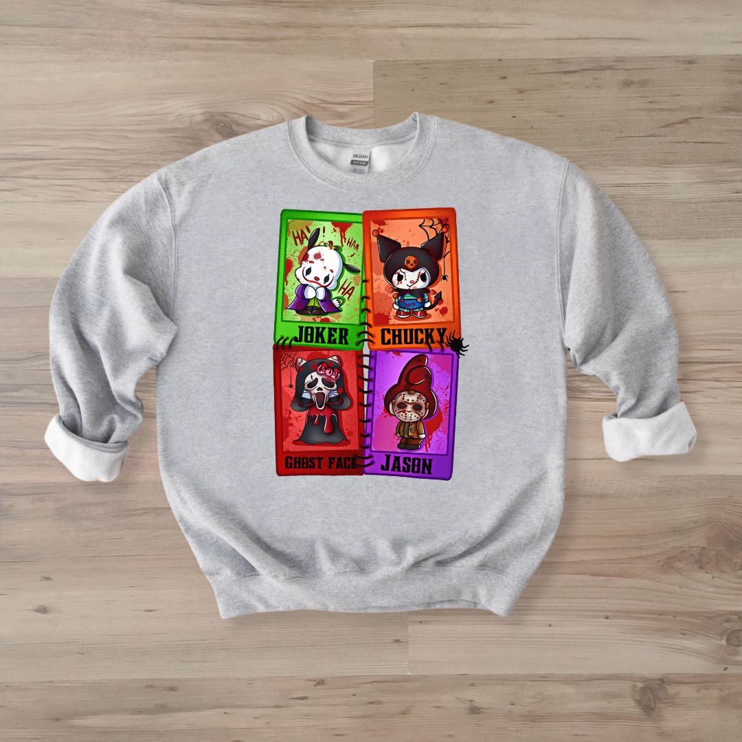 Sanrio Horror Cards Crewneck Sweatshirt