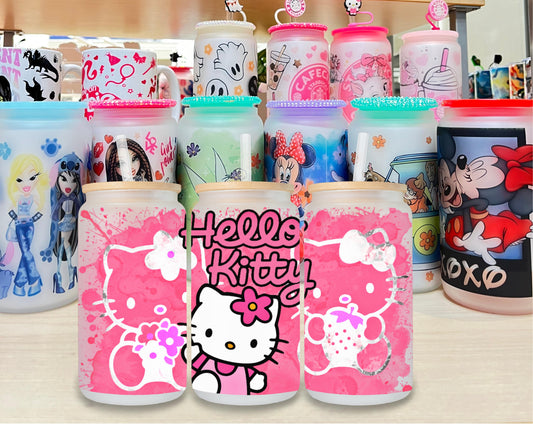 Hello Kitty 14 Glass Cup