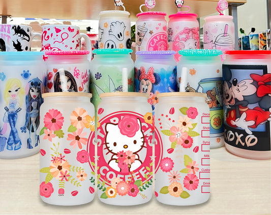 Hello Kitty 16 Glass Cup