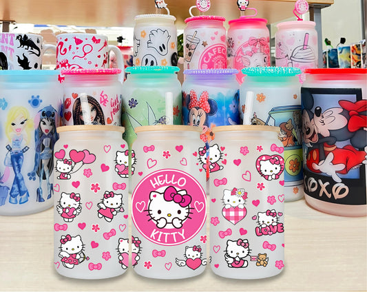 Hello Kitty 2 Glass Cup