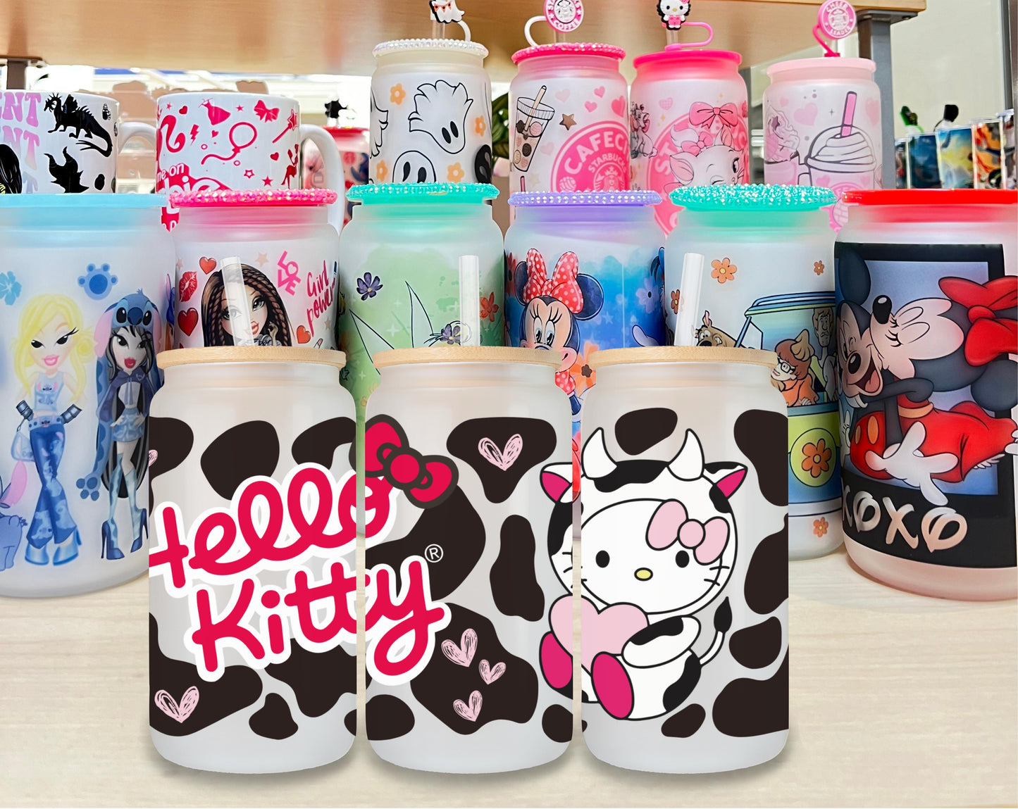 Hello Kitty 5 Glass Cup