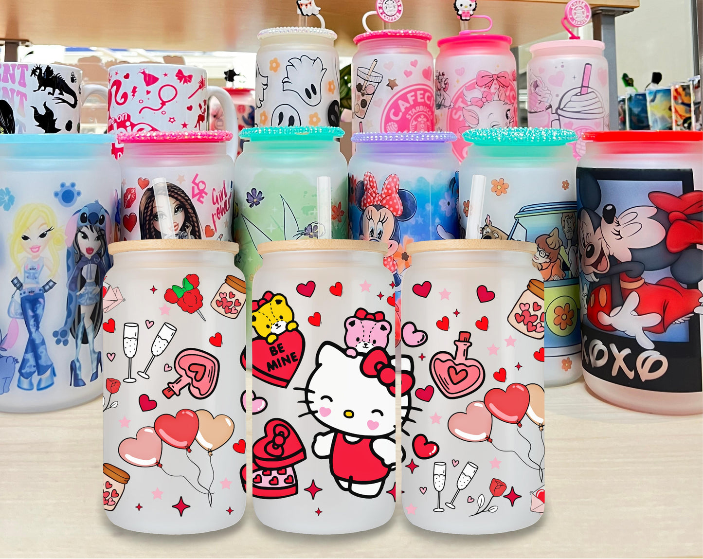 Hello Kitty 6 Glass Cup