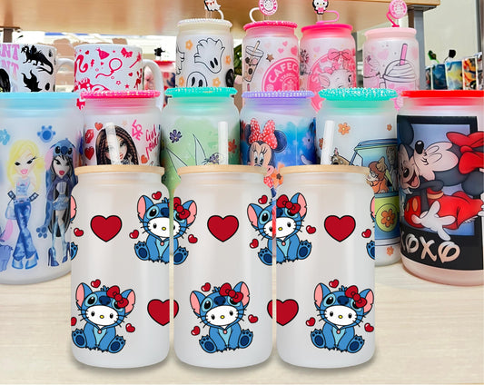 Hello Kitty 9 Glass Cup