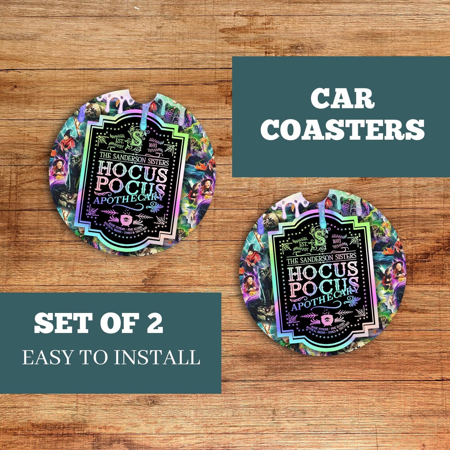 Hocus Pocus Car Coaster