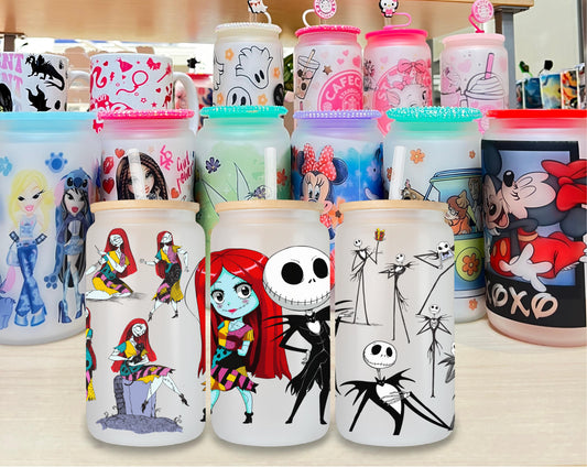 Jack & Sally 6 Glass Cup