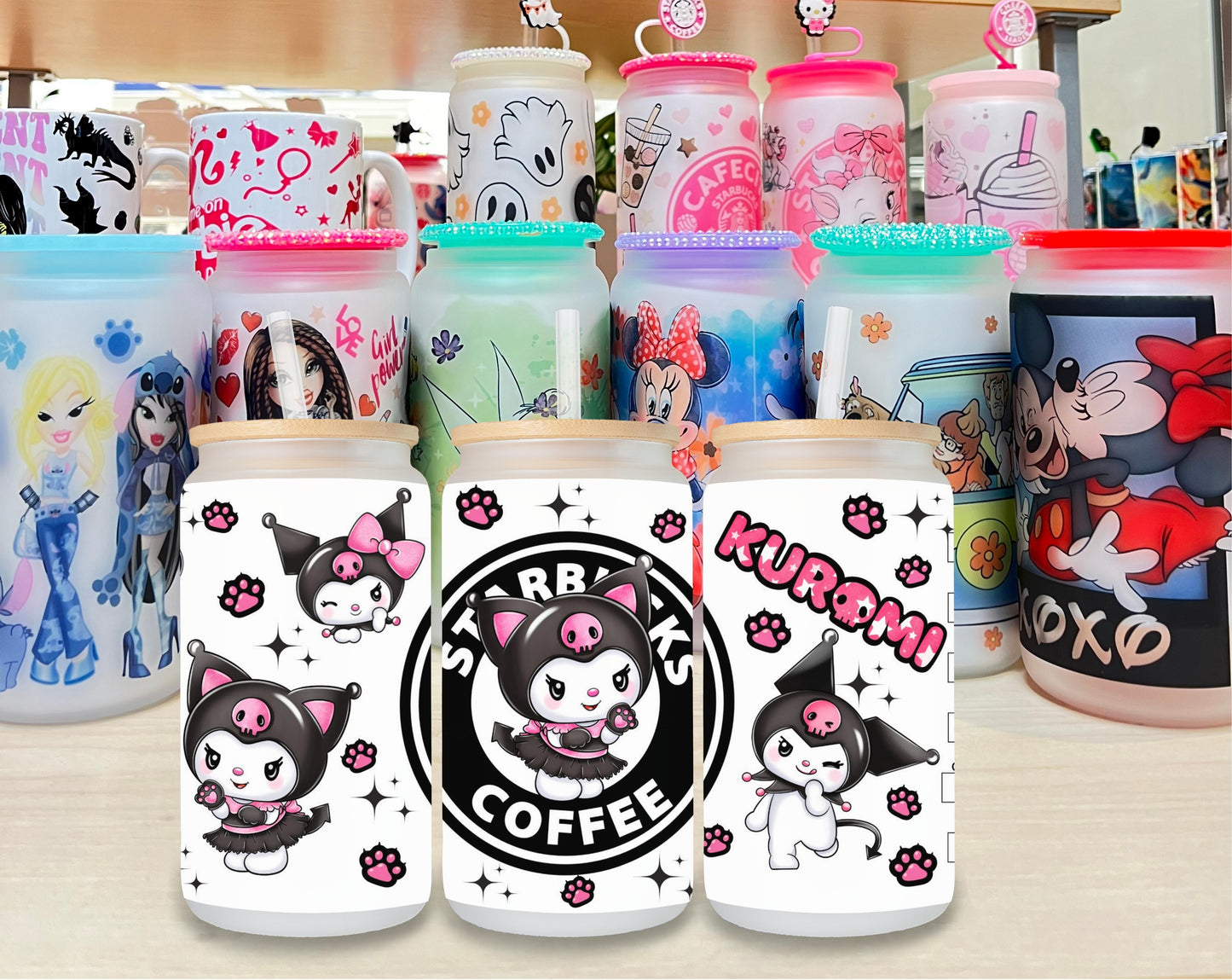 Kuromi 2 Glass Cup