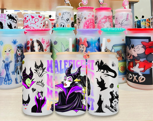 Maleficent Glass Cup