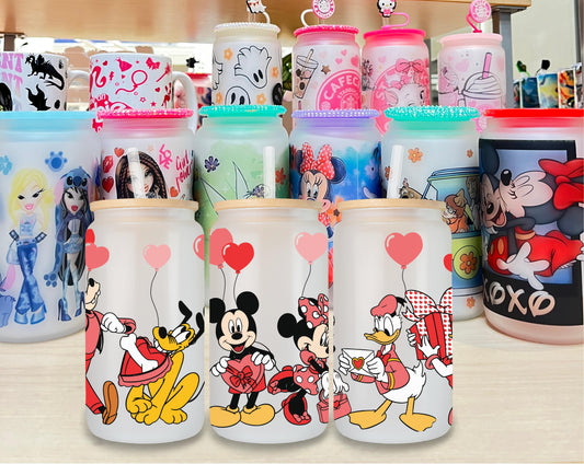 Mickey & Friends Glass Cup