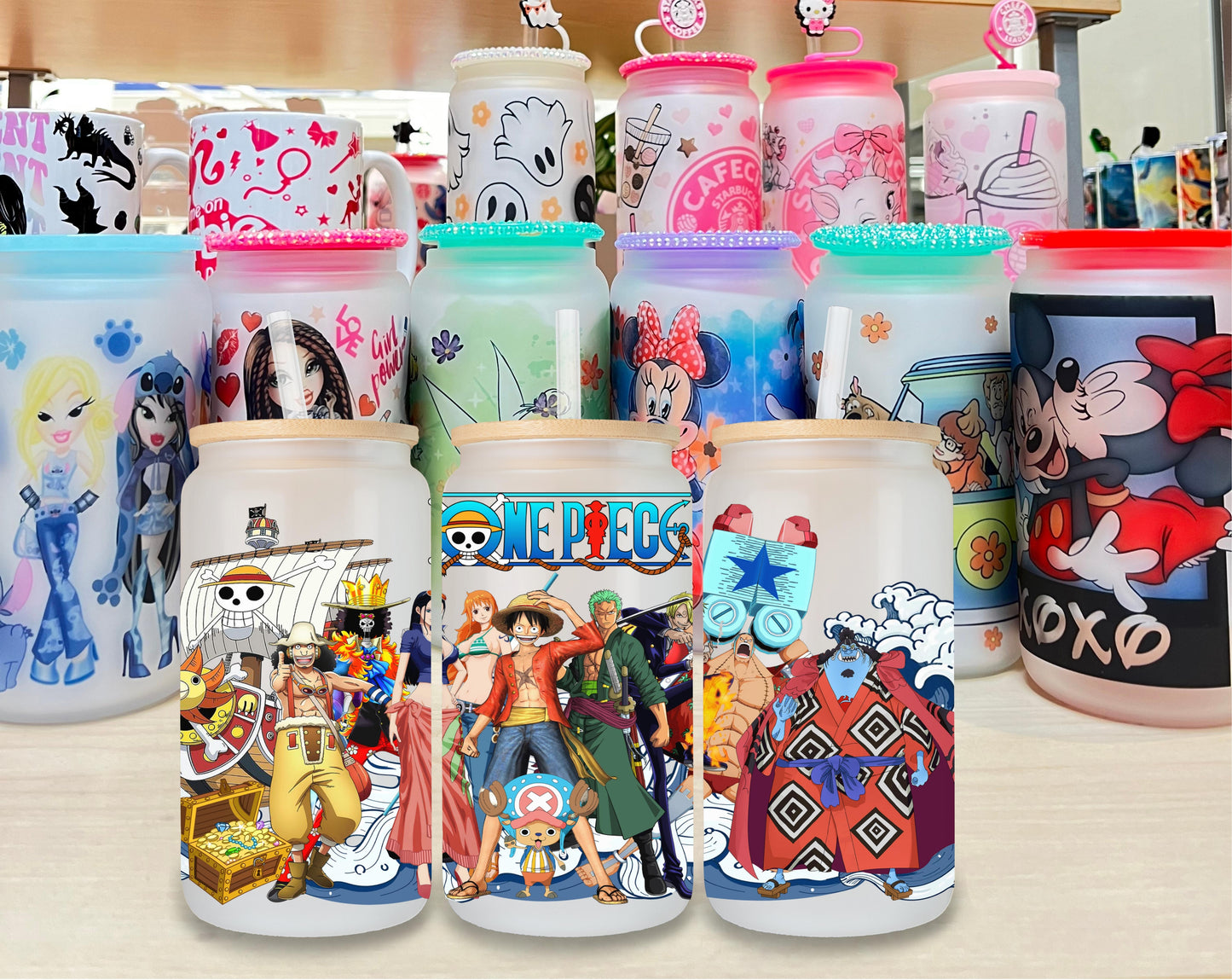 One Piece Glass Cup