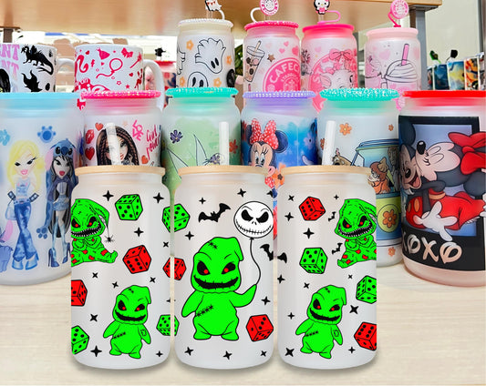 Oogie Boogie 3 Glass Cup