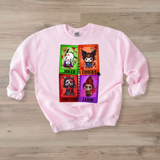 Sanrio Horror Cards Crewneck Sweatshirt