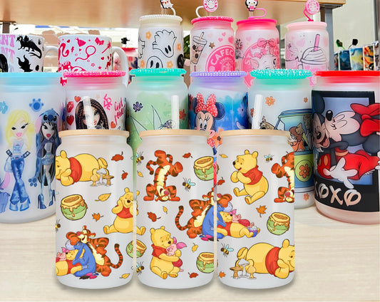 Pooh Glass Cup (5)