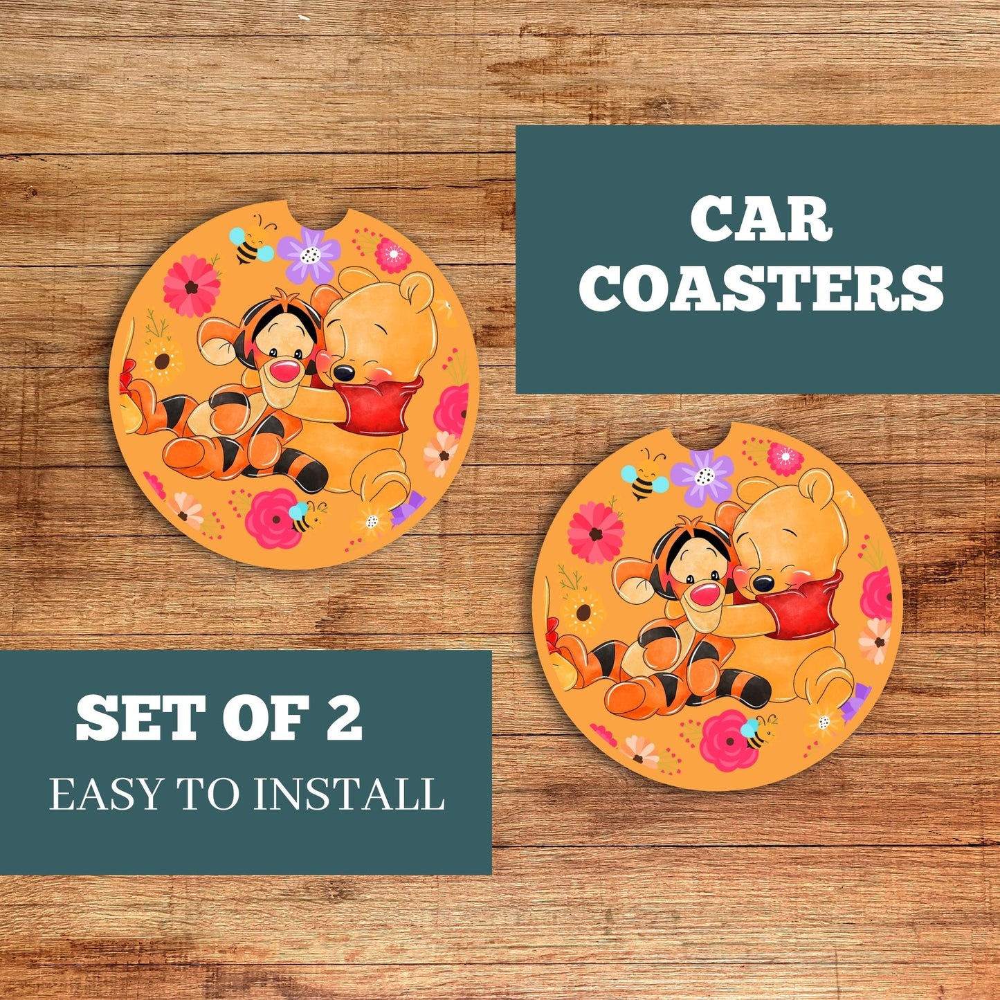 Pooh Car Coaster 4