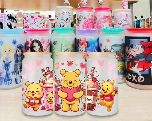 Pooh Glass Cup (4)