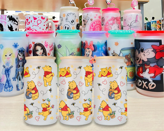 Pooh Glass Cup (6)