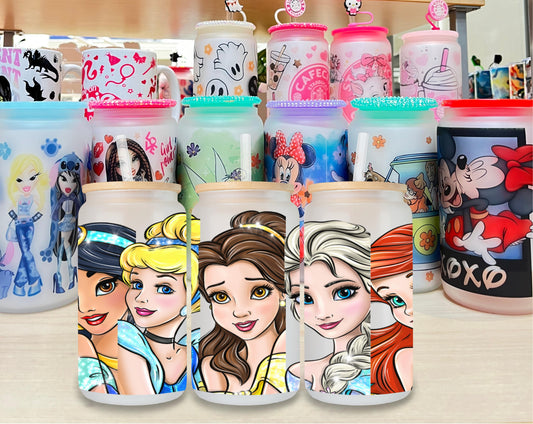 Princesses Glass Cup (2)