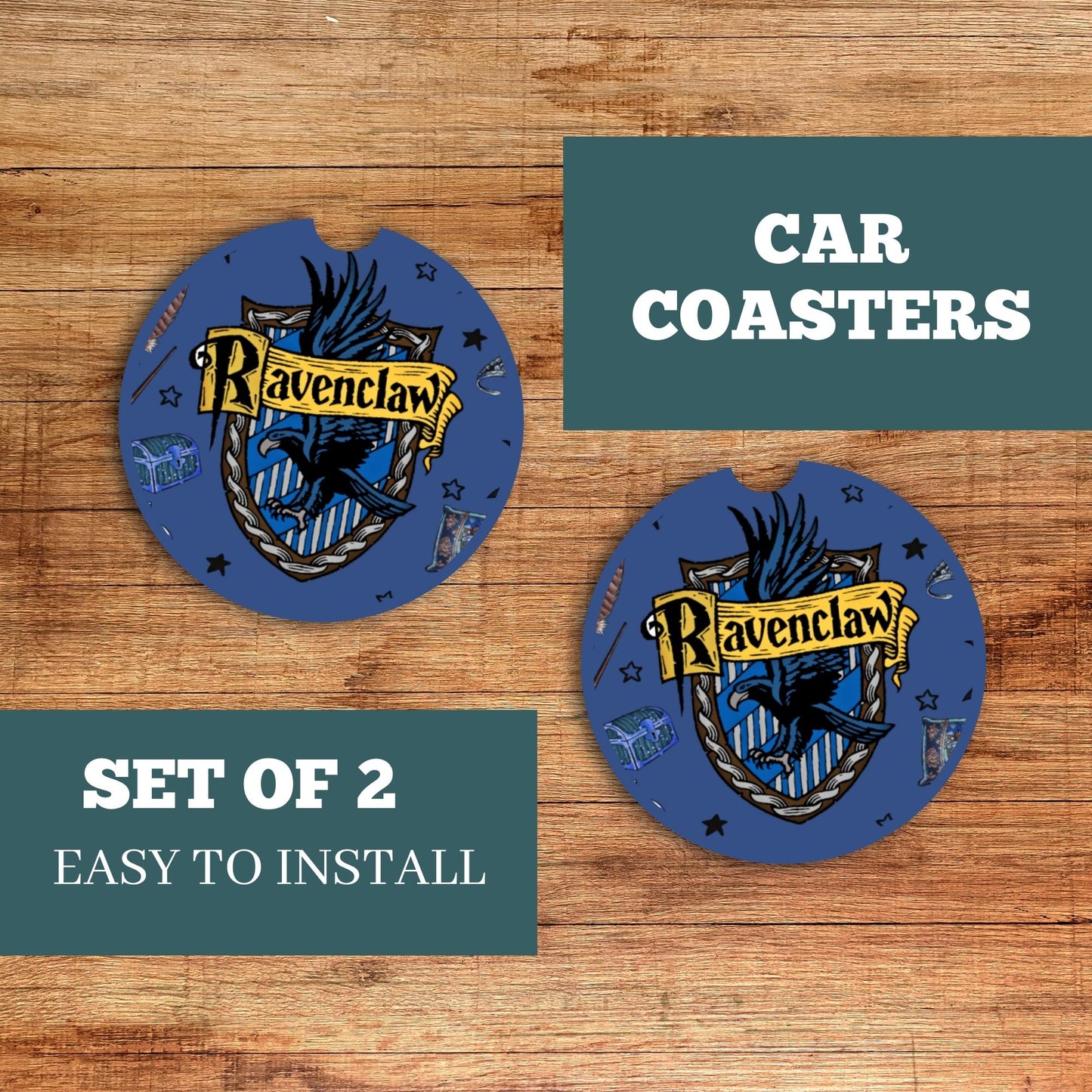 Ravenclaw Car Coaster