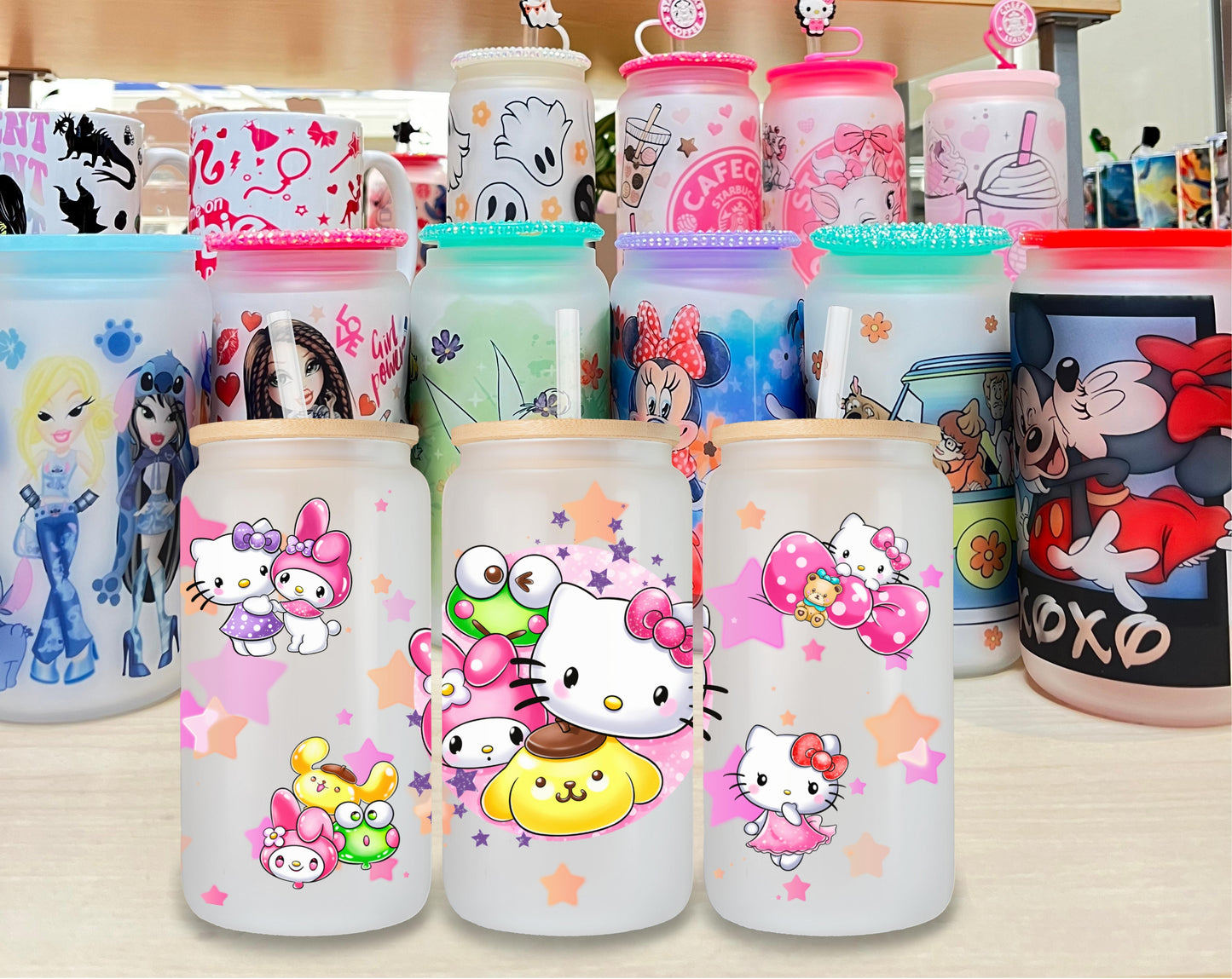 Sanrio 3 Glass Cup