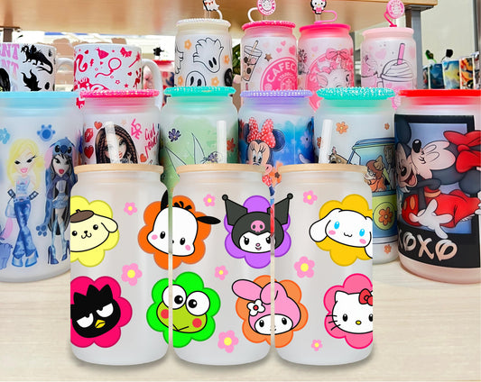 Sanrio 4 Glass Cup