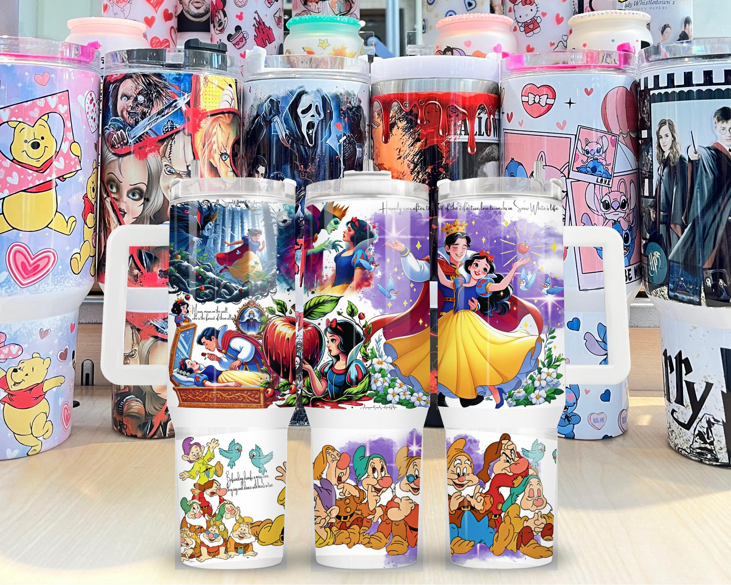 Snow White 40oz Tumbler