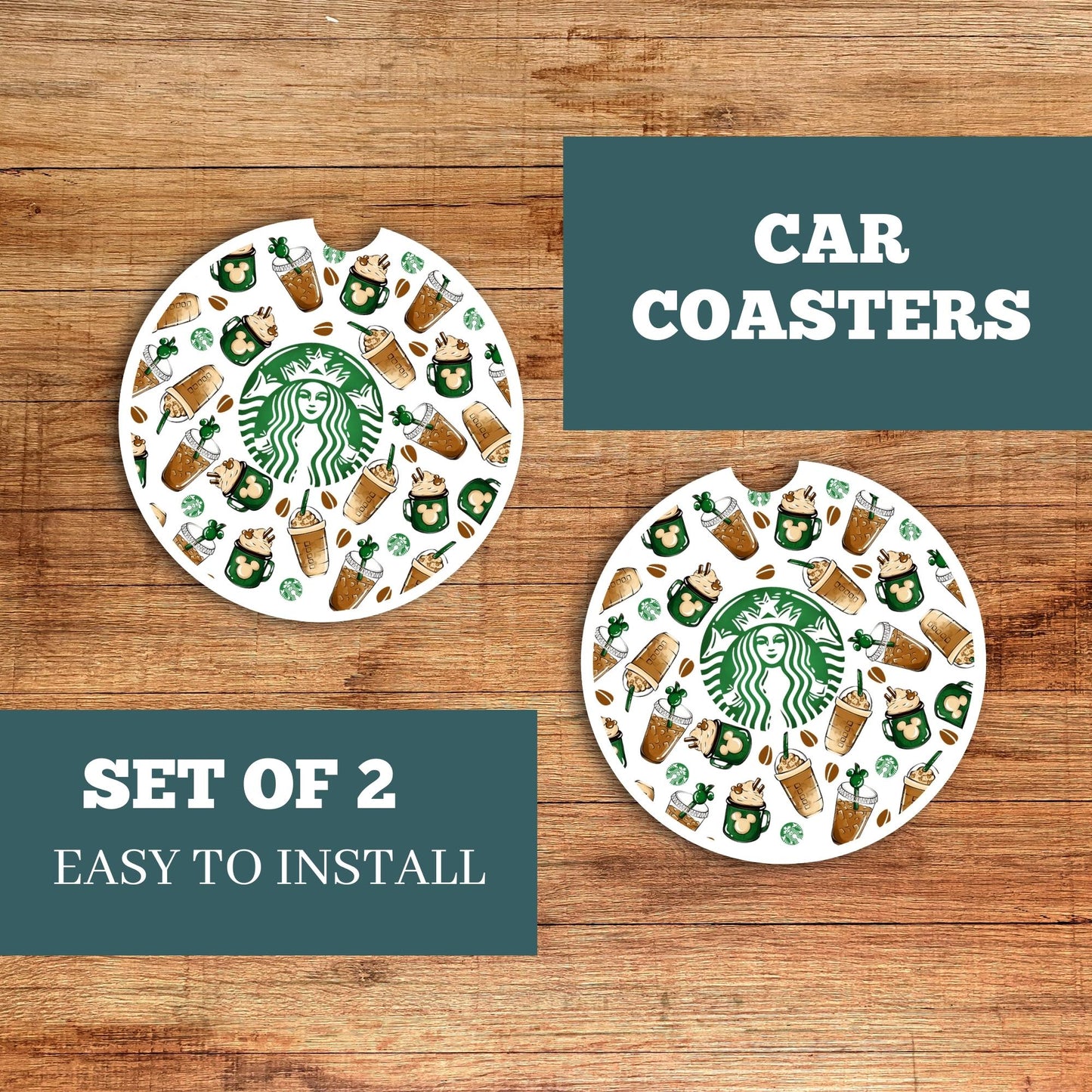 Starbees Car Coaster