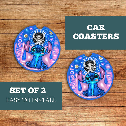 Stitch Car Coaster 4