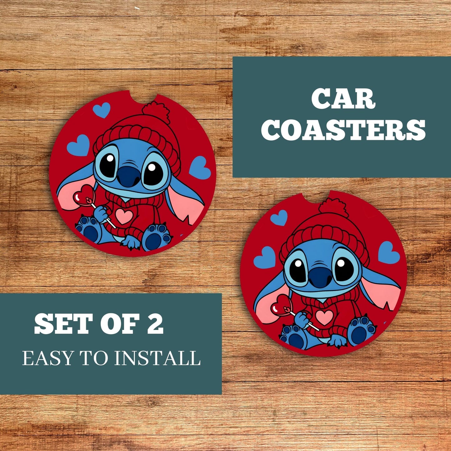 Stitch Car Coaster 8