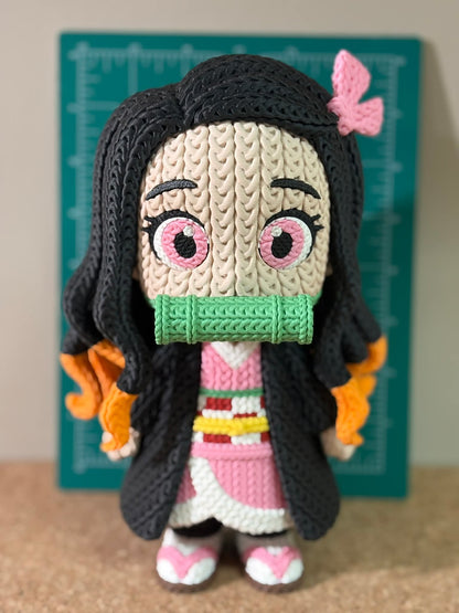 Crochet Style Demon Slayer 3D Figure