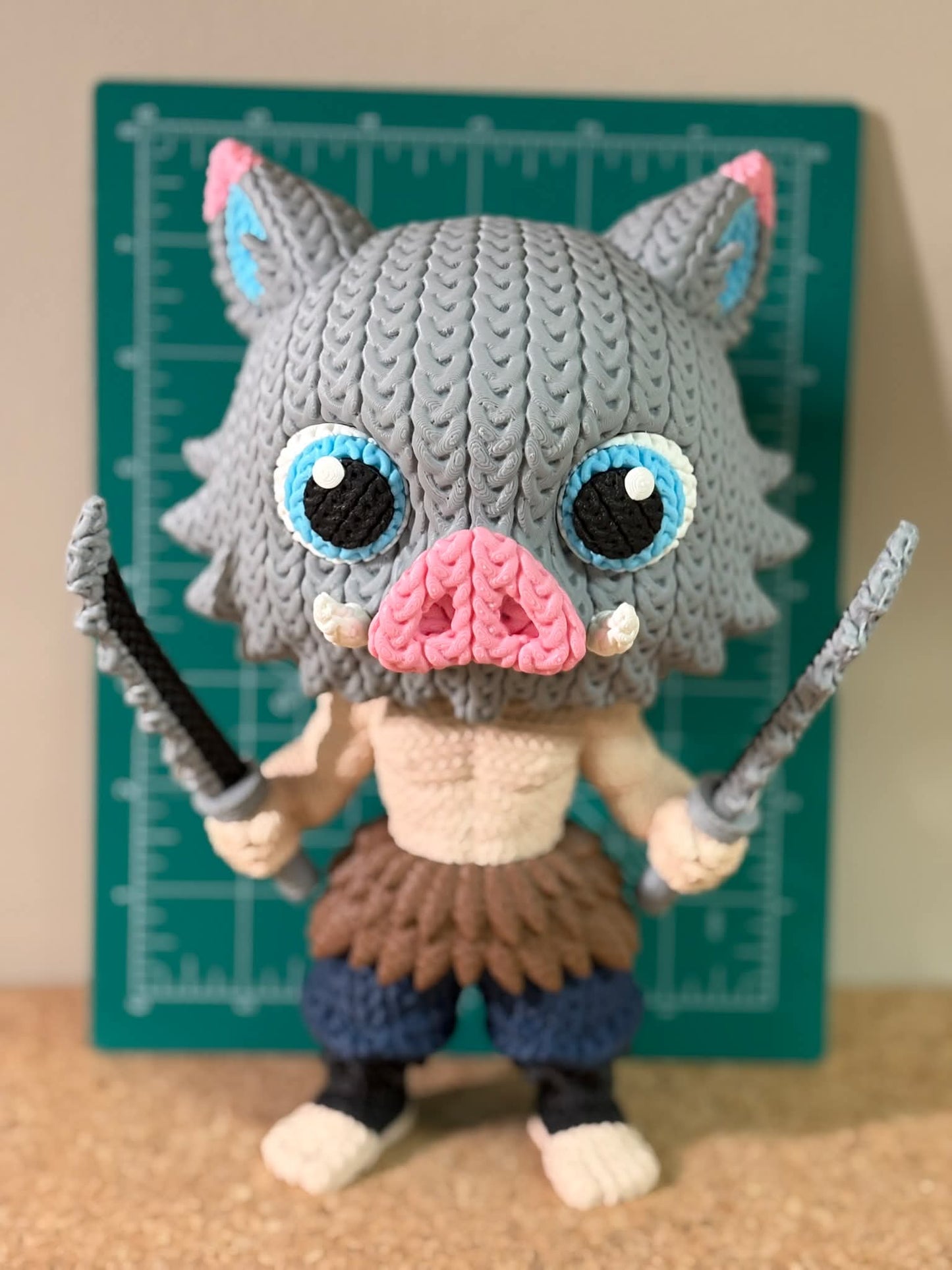Crochet Style Demon Slayer 3D Figure