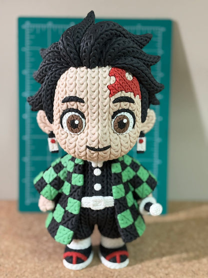 Crochet Style Demon Slayer 3D Figure