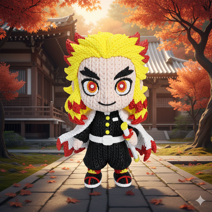 Crochet Style Demon Slayer 3D Figure