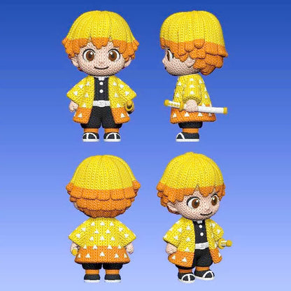 Crochet Style Demon Slayer 3D Figure