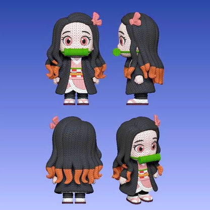 Crochet Style Demon Slayer 3D Figure